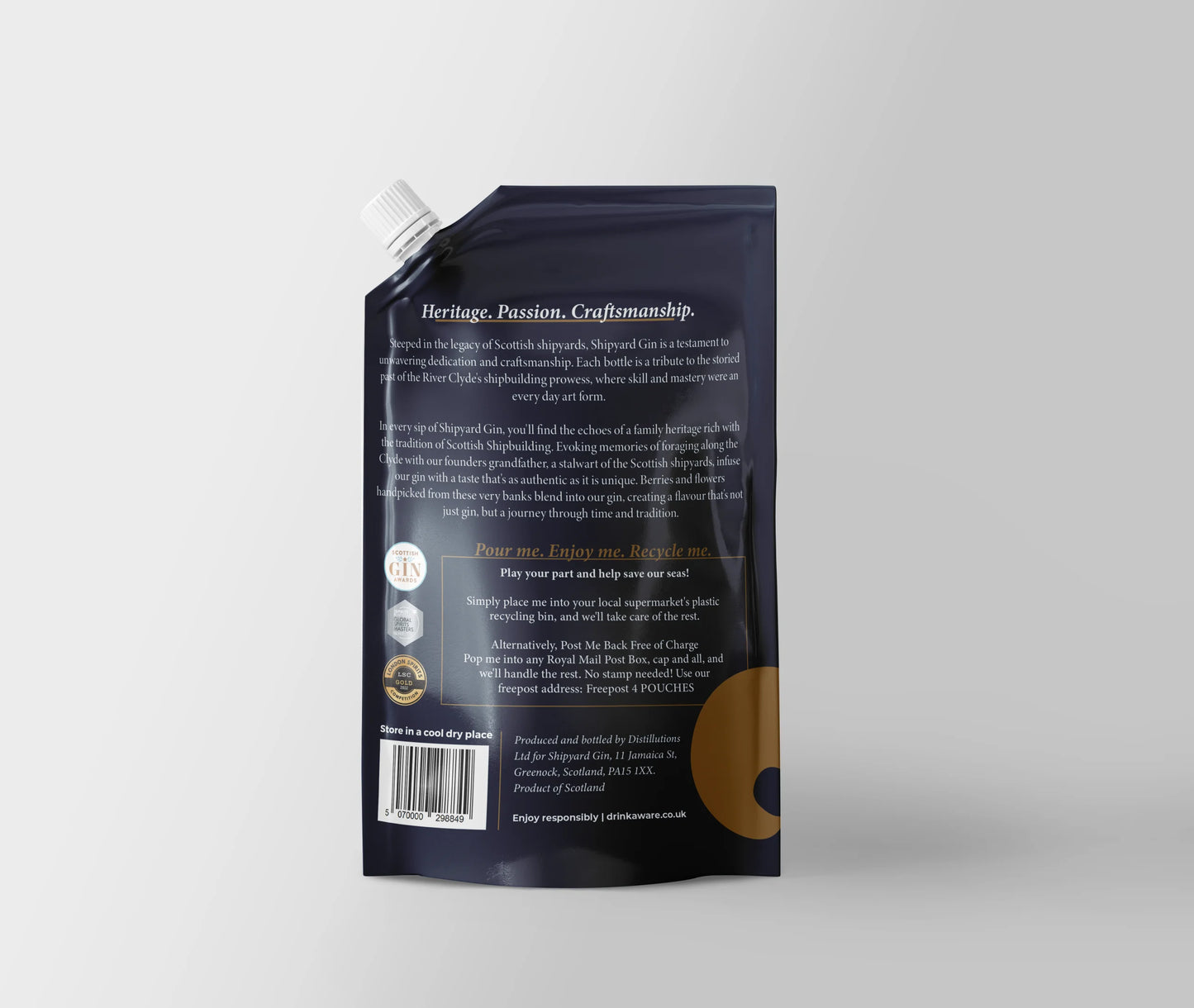 Shipyard Gin Original - Refill Pouch image 1